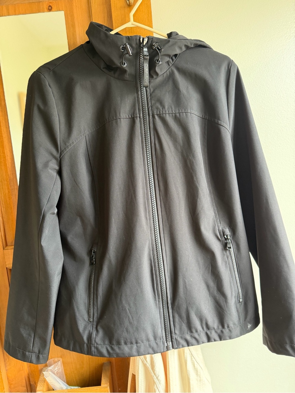 Women’s Black Hooded Softshell Jacket